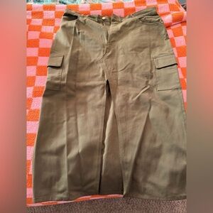 Francesca’s army green skirt